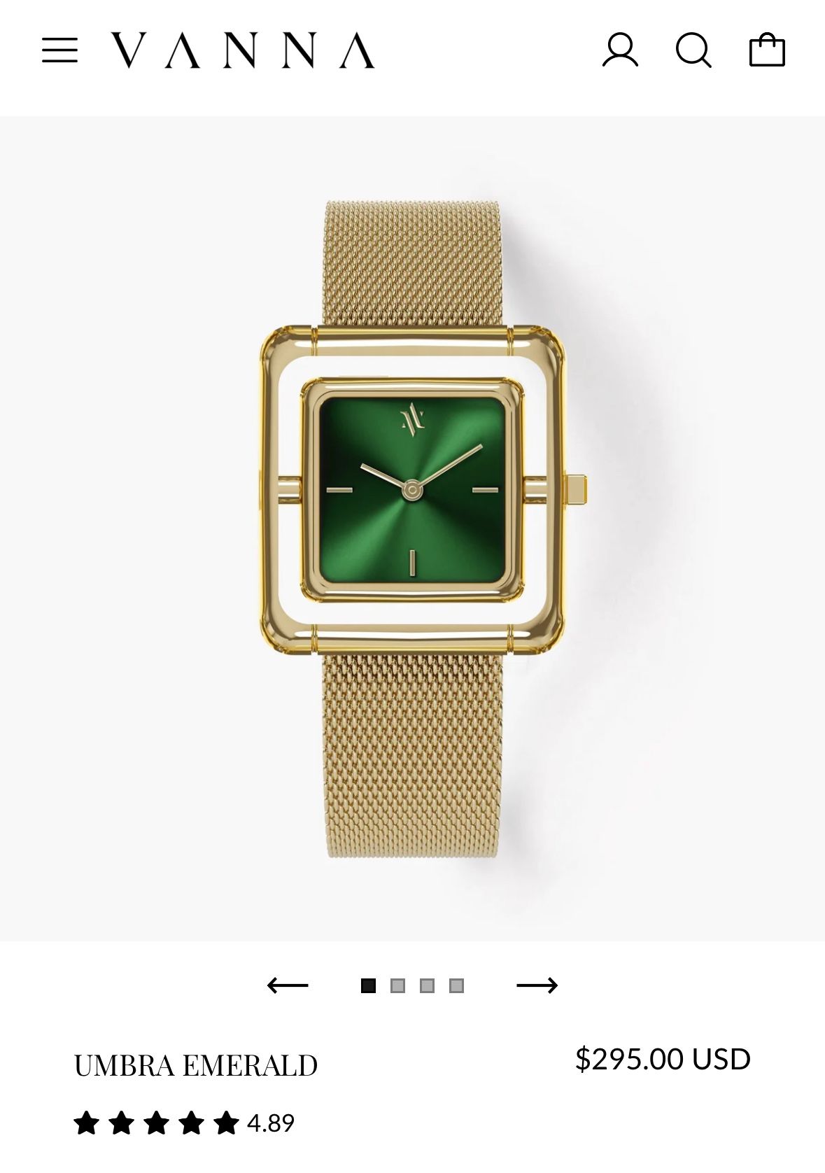 VANNA Gold Watch