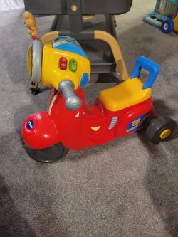 V tech 2 in 1 map and go scooter