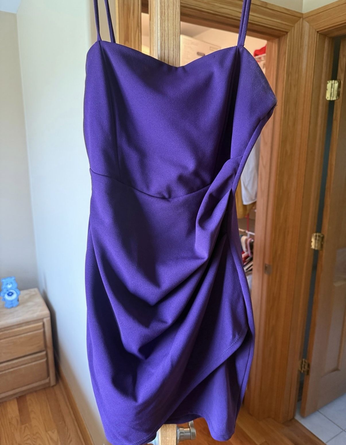 Windsor Purple Spaghetti Strap Dress