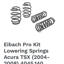 Eibach Pro Kit Lowering Springs Acura TSX (2004-2008)