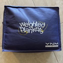 YnM Ultra-Soft Beige Weighted Blanket 87” X 80” King (22 pounds), never used