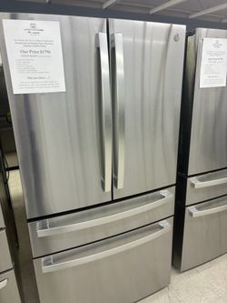 $1796 GE Profile 4-Door French Door Refrigerator Stainless Steel