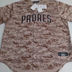 Size XXL Manny Machado San Diego Padres Nike Men's USMC Alternate Player Jersey Camo