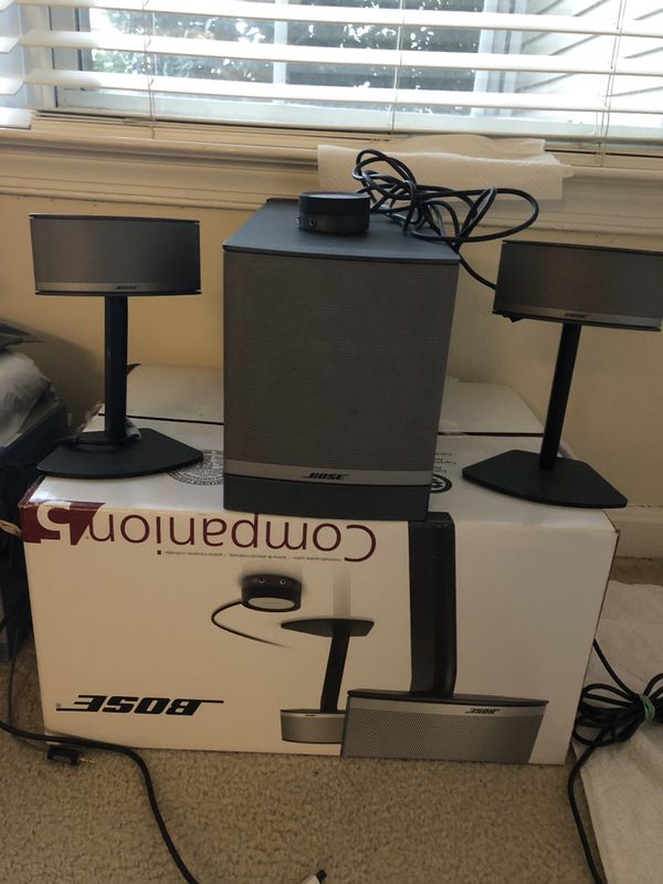 Bose Companion 5 Multimedia Speaker System For Sale In Herndon Va Offerup