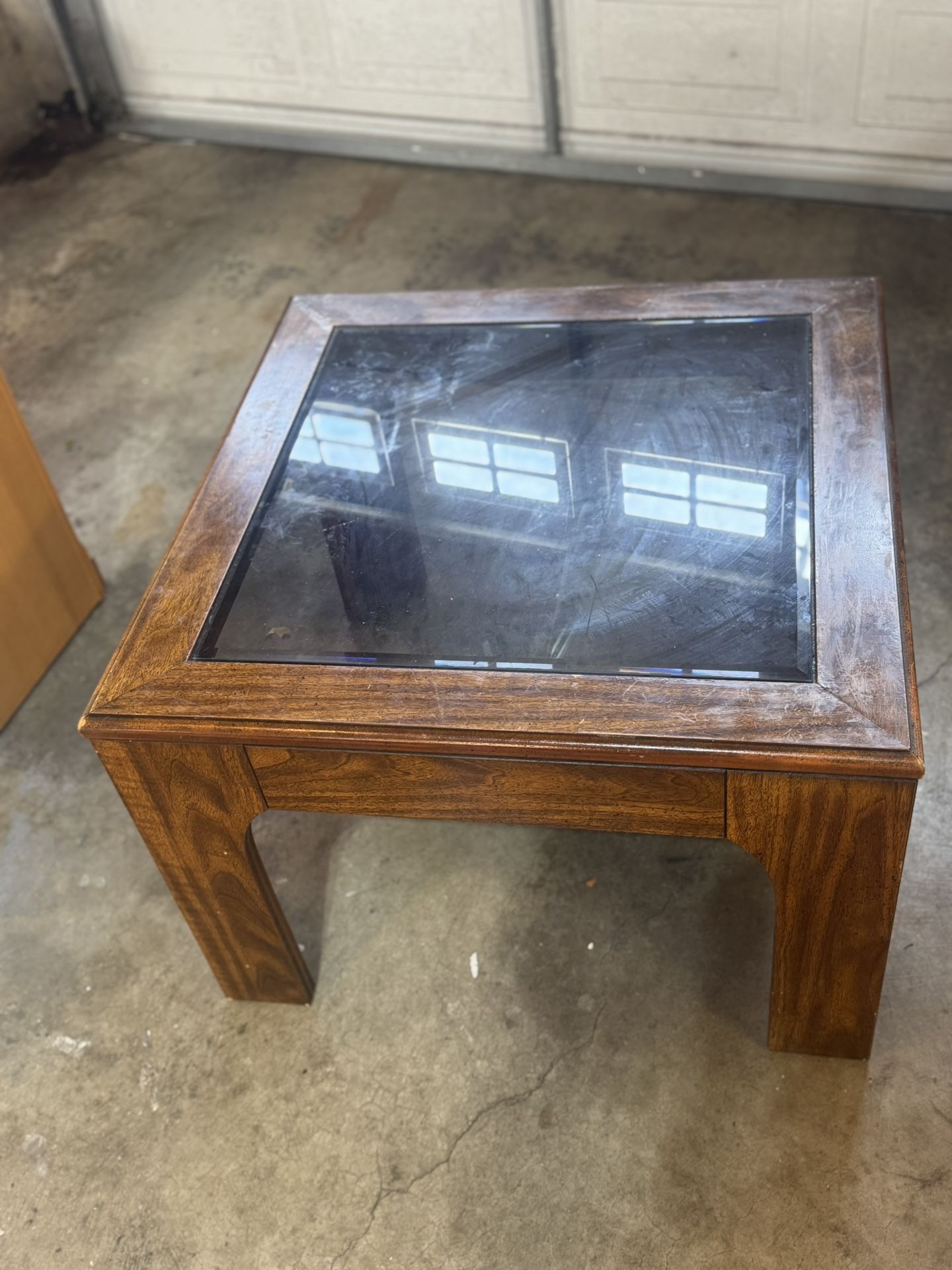Square Glass Coffee Table