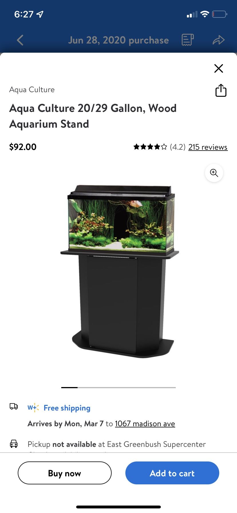 Fish Tank And Stand