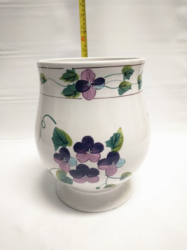 Large Violet Flower Vase