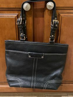 Coach leather bag