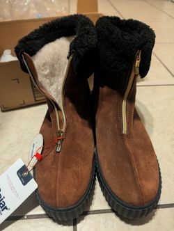 Parja brown suede boots