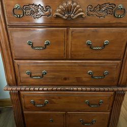 5 Piece Wood bedroom Suite 