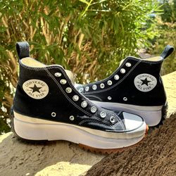 CONVERSE CANVAS PLATFORM HIGHTOP SHOES 
