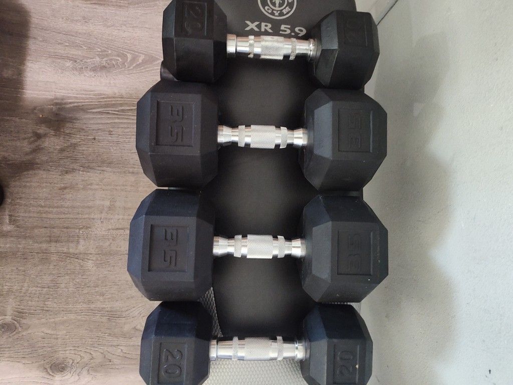Pesas Y Banco Dumbbells And Bench