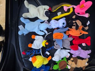 Set  of 18 ty teenie  babies