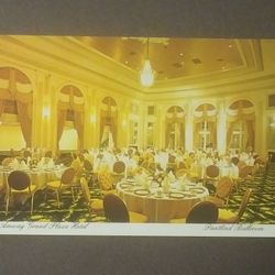 Pantlind Ballroom Dining Amway Grand Plaza Hotel Grand Rapids Michigan Hiawatha Unused Vintage Collectible Postcard Post Card RPPC PC