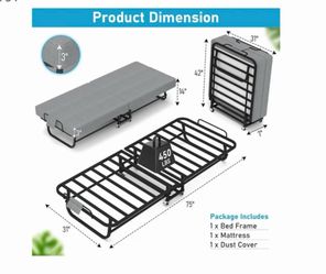 Folding bed with Mattress Brand NEW