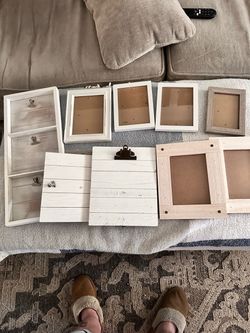 Rustic Wood Picture Frame Set