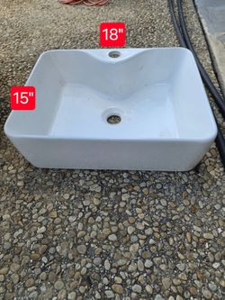15 x 18 Vessel Bathroom Sink