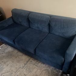 Blue couch
