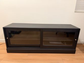 Black IKEA Media Stand