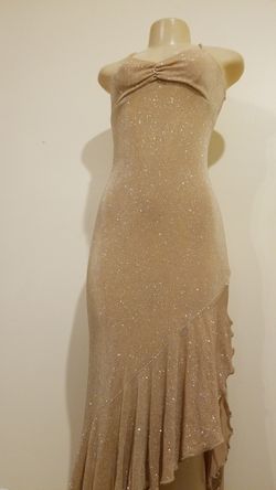 New gold shiny dress