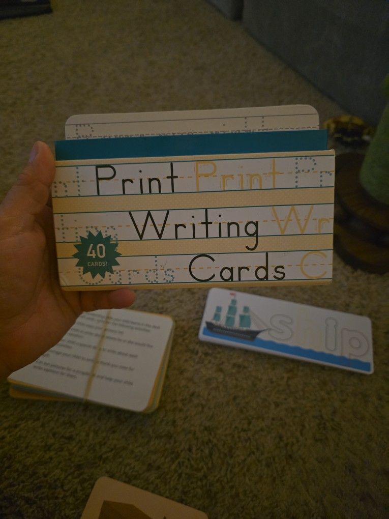 Kindergarten To First Grade Learning Items