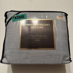 Bed Sheets Blue For A King 