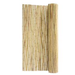 549*Natural Rolled Bamboo Fence, Eco-Friendly Bamboo Privacy Fence 6 ft H x 8 ft L x 0.75 in D. , Decorative Bamboo Privacy Screen for Garden, Backyar