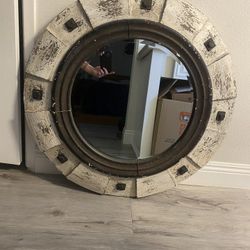 Large Mirror 33inches Across