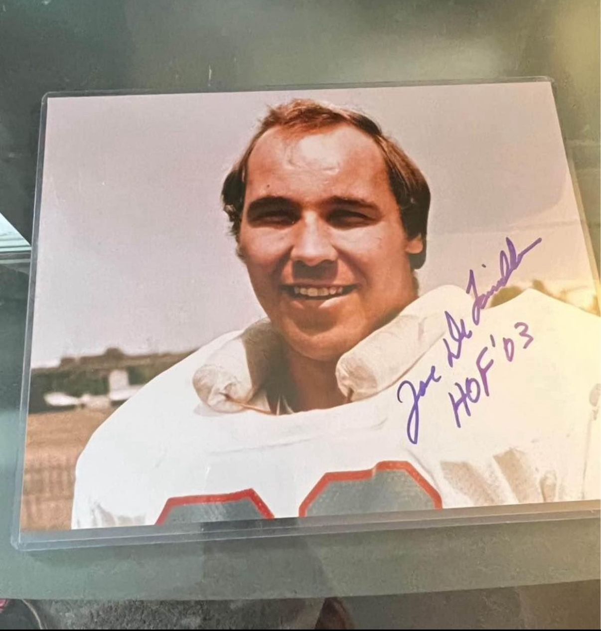 Buffalo Bills Joe Delamielleure Signed 8-10 Photo