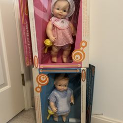 Horseman Litl’ Ruthie and David Dolls In Original Boxes