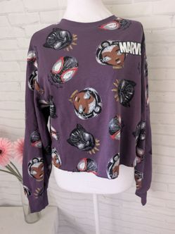 New Black Panther cropped sweatshirt size S
