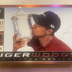 Tiger Woods Collector Series 1, 2000 US Open Champion 12 Under 