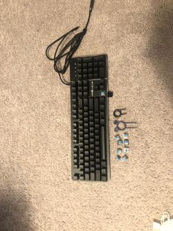 RGB Blue Switch Mechanical Keyboard + Extra Switches