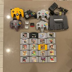 N64 Nintendo 64 Console Games 