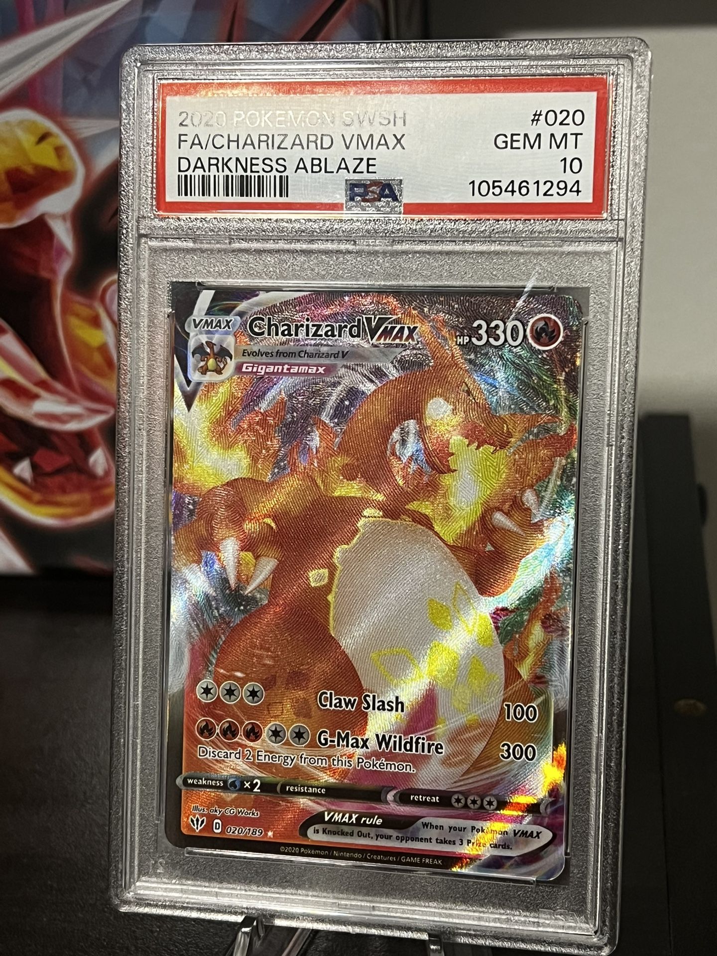 Charizard VMAX PSA 10