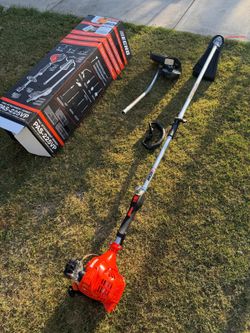 ECHO
21.2 cc Gas 2-Stroke Attachment Capable Straight Shaft String Trimmer with Speed-Feed Head and Curved Shaft Edger Kit
