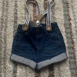 Cat and Jack baby overalls shorts size 3-6 months brand new