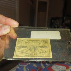George Washington 3cent Paper Money 1863
