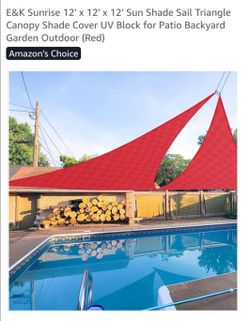 1 shade sail. 12x12x12. Pick up AZ Ave & Ray