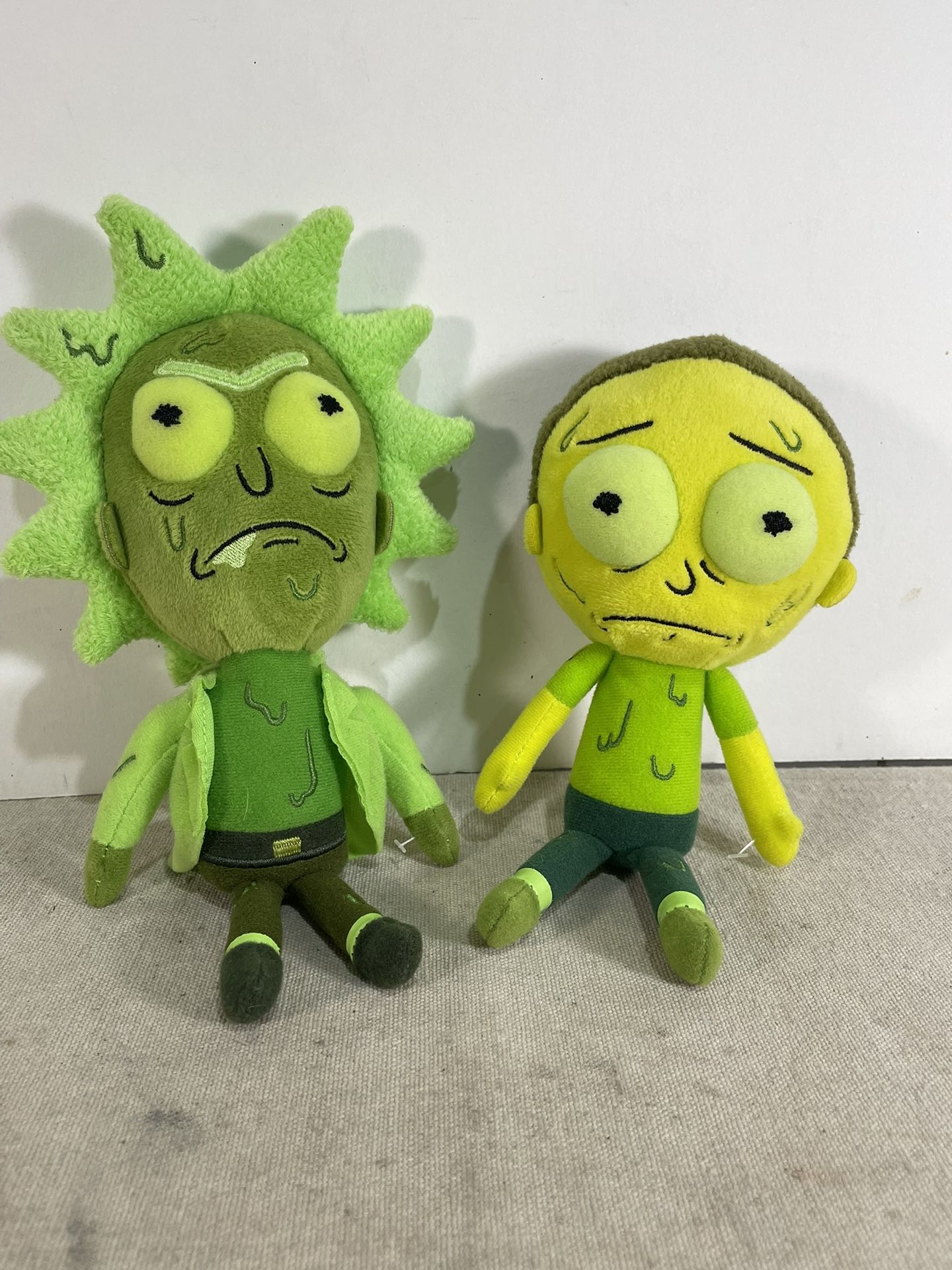 Rick & Morty Funko Galactic Plushies Toxic Rick and Morty Plush Lot