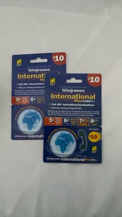 Phone Cards $15 (both)