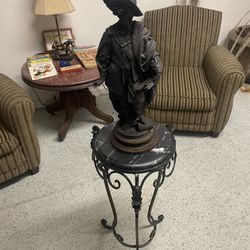 Antique Shakespeare Bronze Statue 20” tall