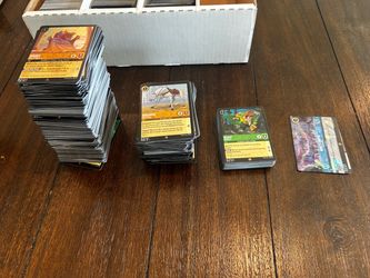 Lorcana collection, sorted but not scanned