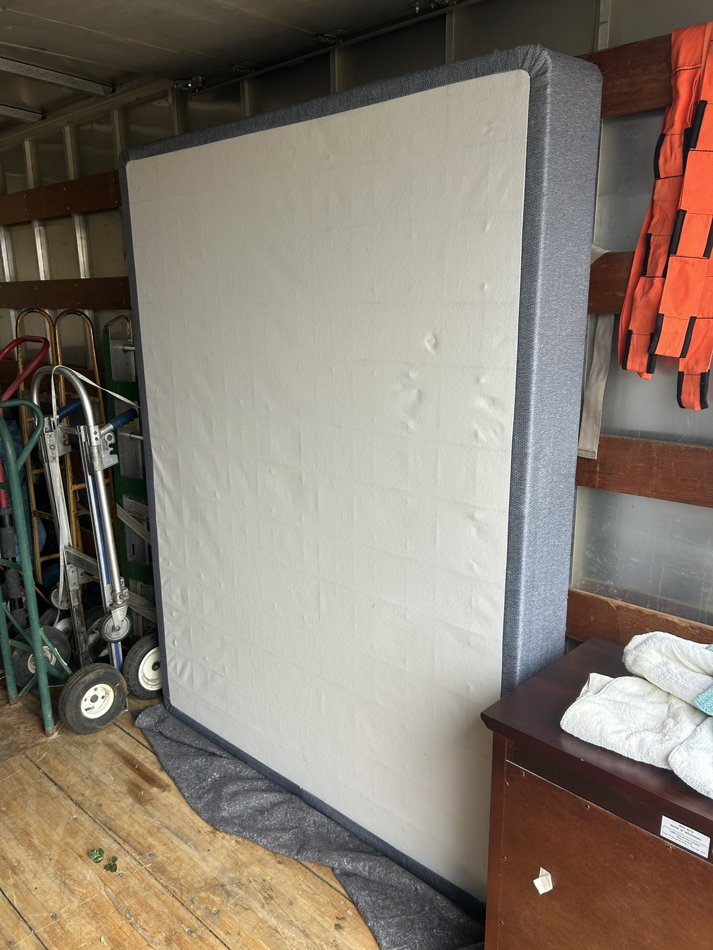 Queen Box spring And Frame.