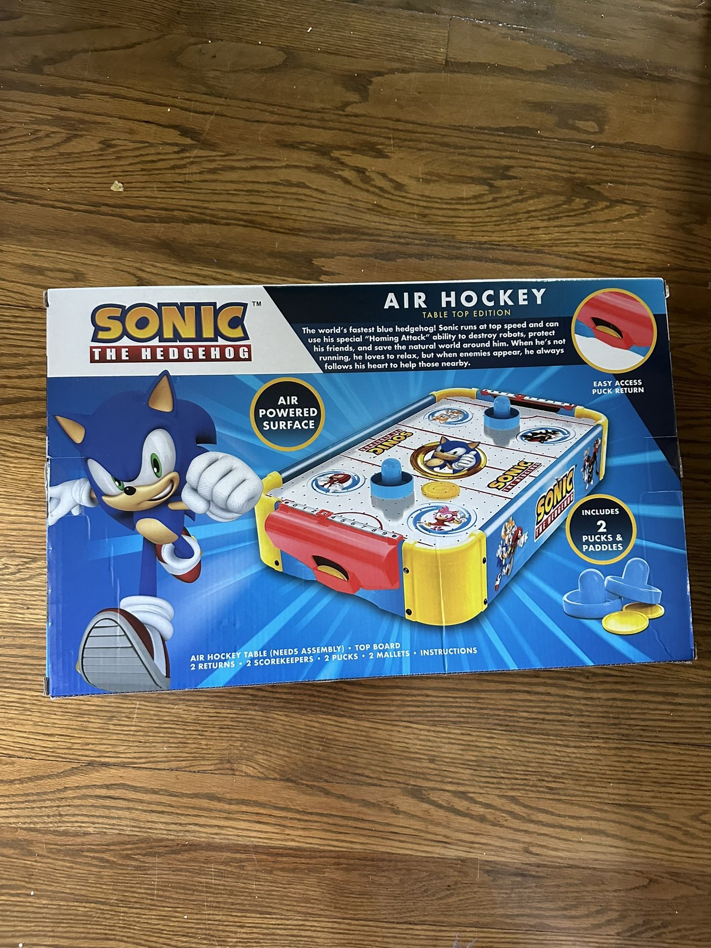 Sonic The Hedgehog Air Hockey Table Top Edition
