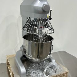 ChefAsst CA-MX10A 10L 3-Speed 1 HP Planetary Stand Mixer with Guard & Standard Accessories