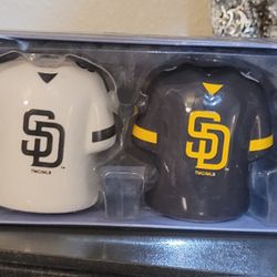 Padres Salt And Pepper Shakers