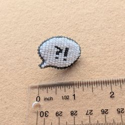 Hand Made Beaded Pin