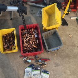 Assorted Fittings And Ball Valves And Compression Stops