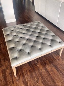 Leather Tufted Coffee Table